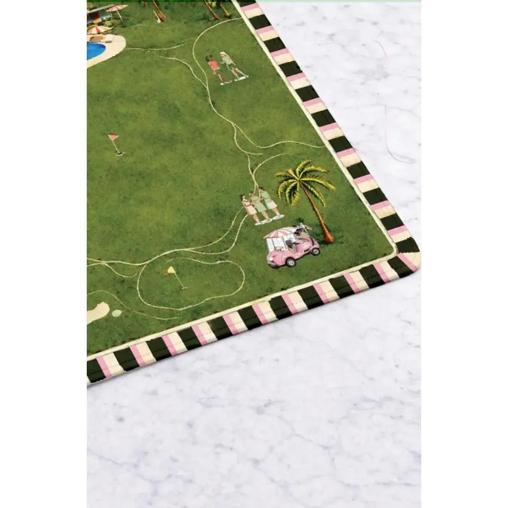Girl Tribe Co - On the green golf mahjong mat 33